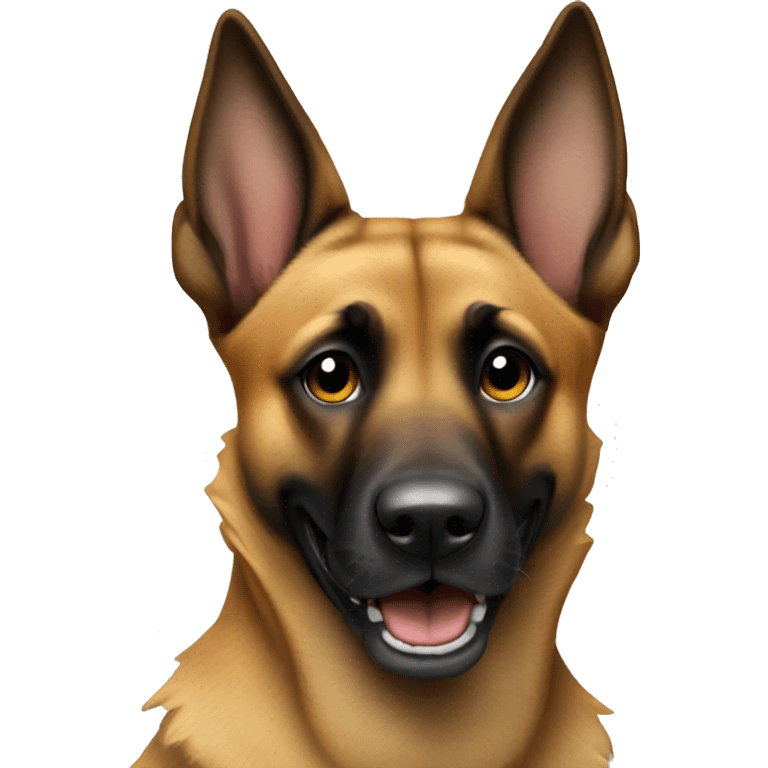 Malinois dog rockstar emoji