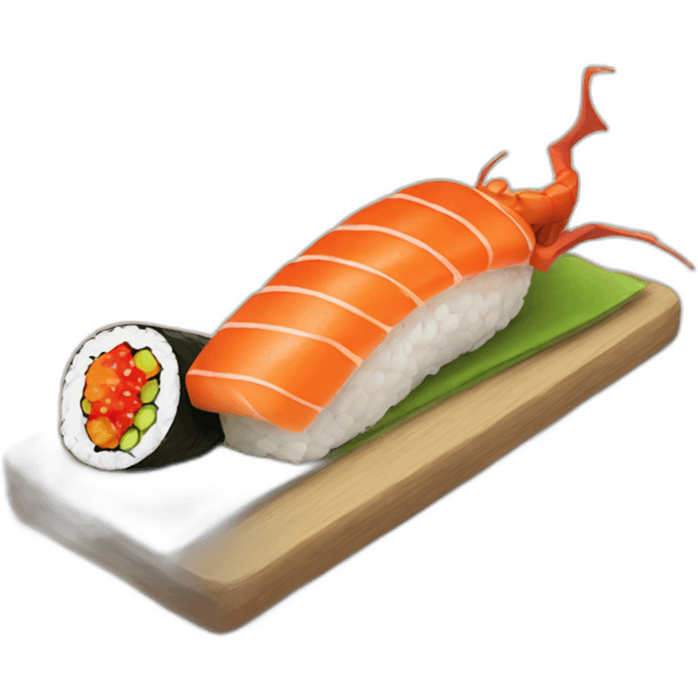 Dragon sushi emoji