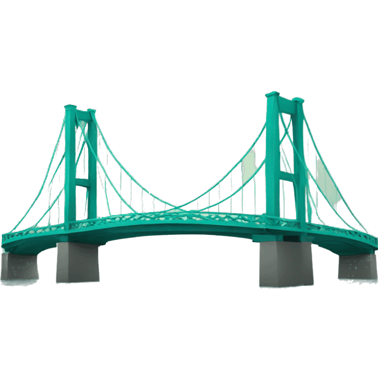 teal bridge emoji