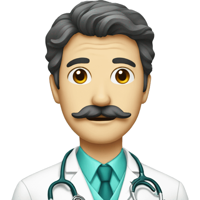 doctor moustache emoji