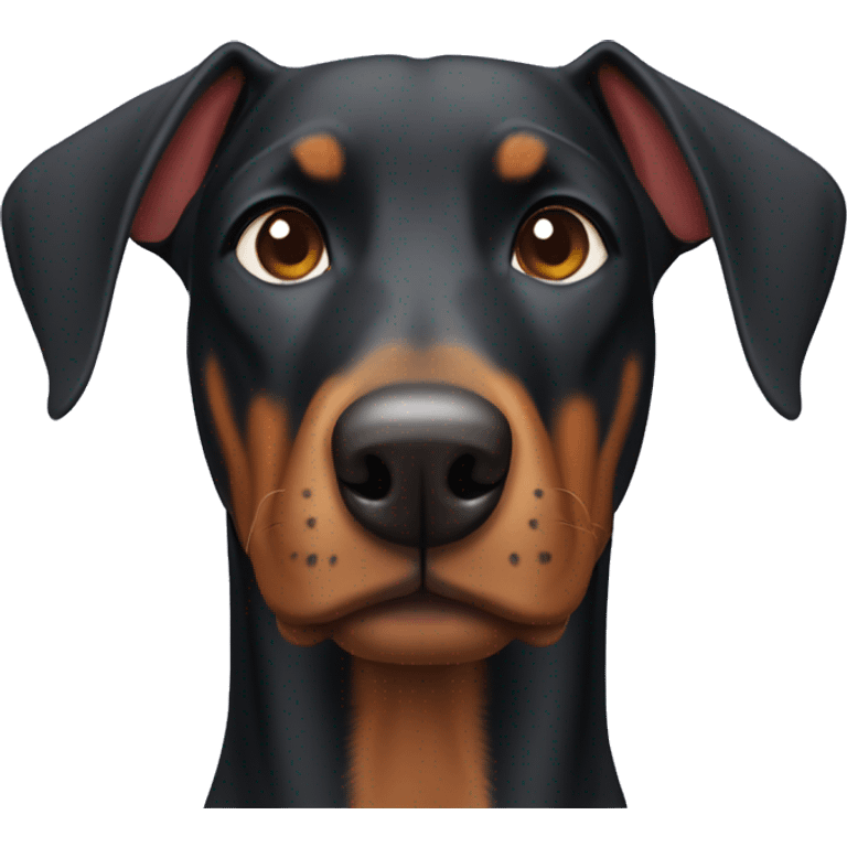 Doberman pincher emoji