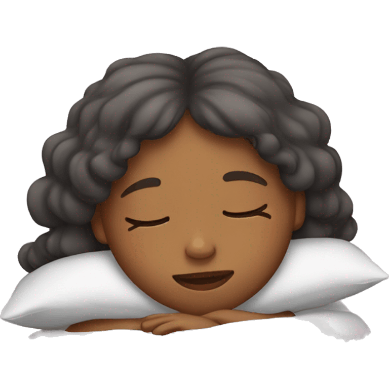 Sleeping girl emoji