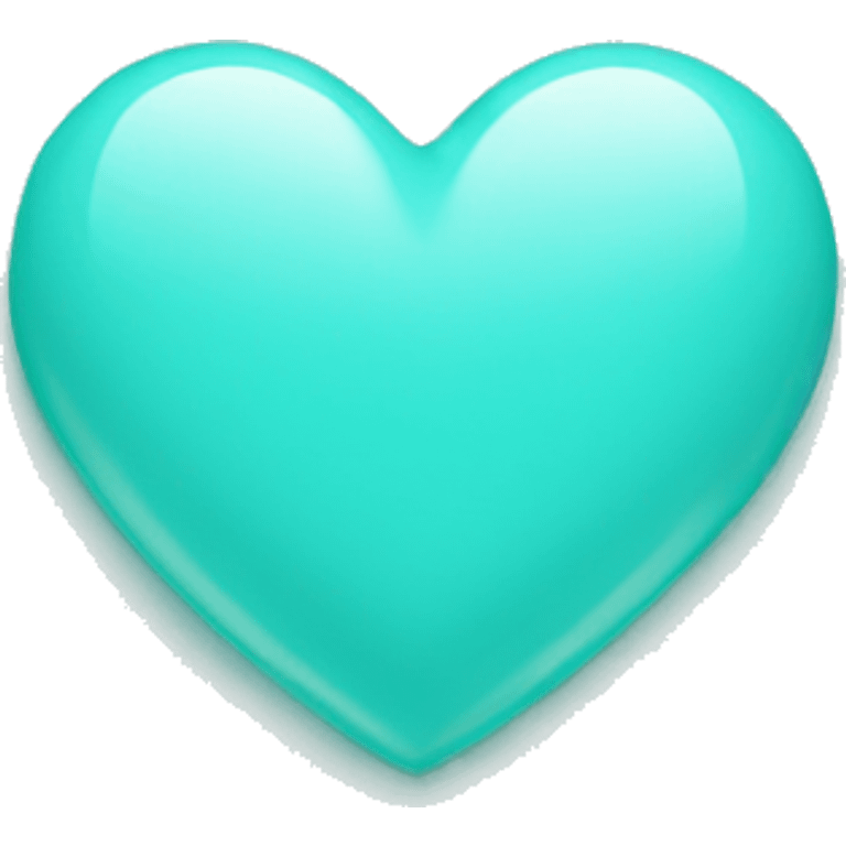 tiffany blue heart emoji