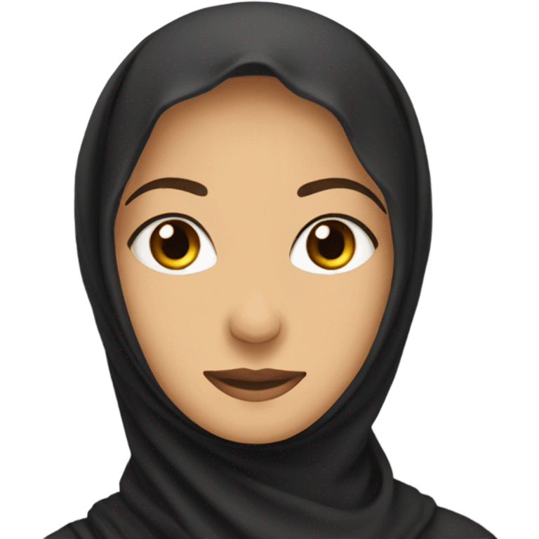 Muslim in niqab  emoji