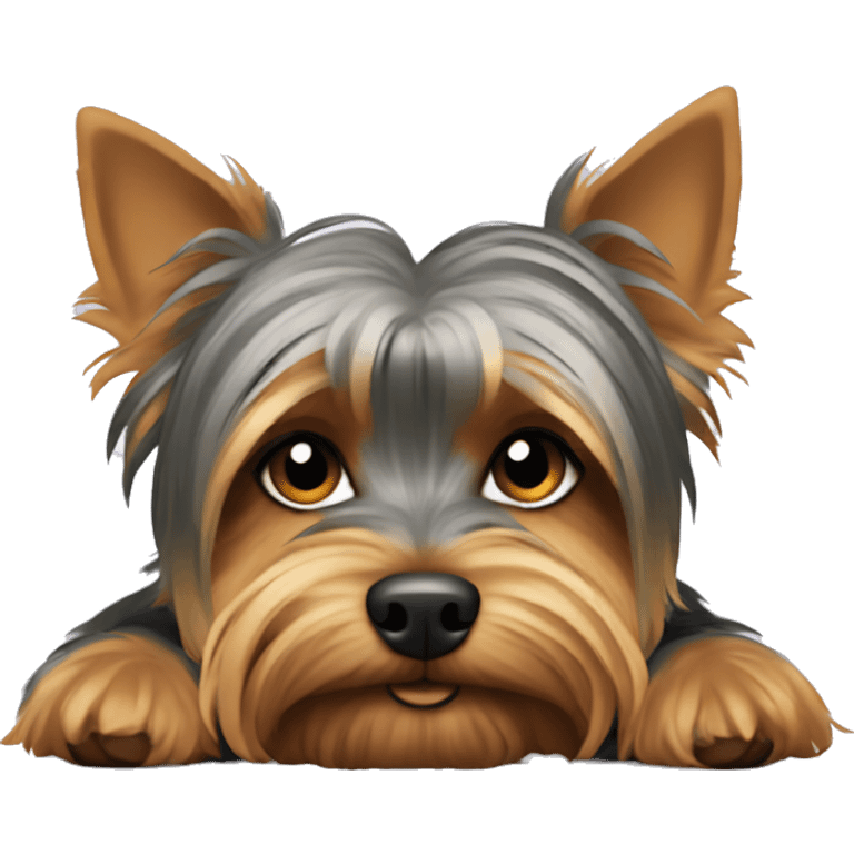 Yorkshire Terrier Lying Down emoji