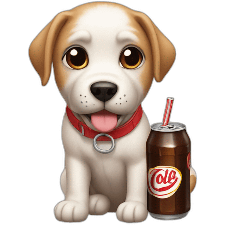 Perrito con cola emoji