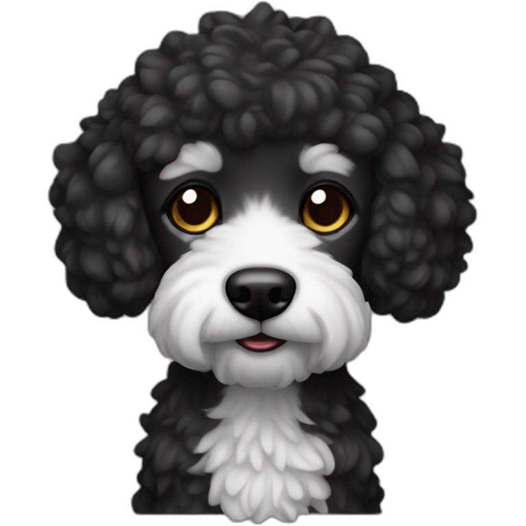 Caniche toy noir emoji