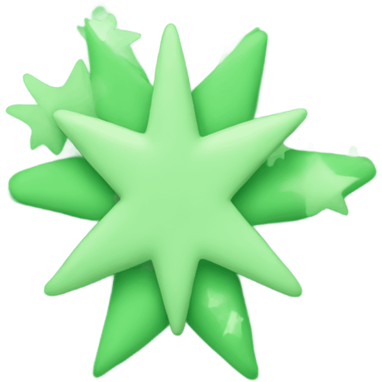 Green star emoji