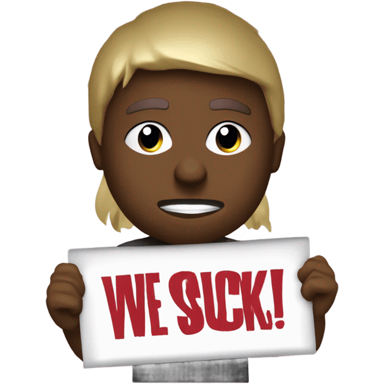 Florida state Seminole we suck sign  emoji