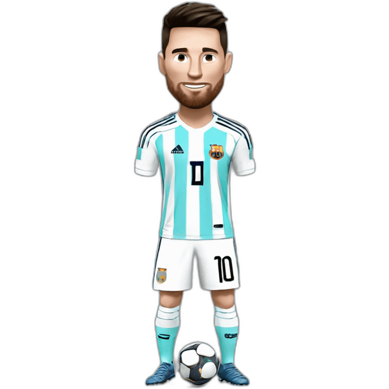 Messi sur ronaldo emoji