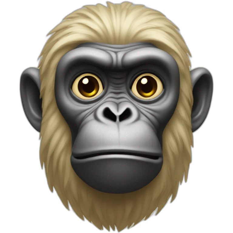 hypnotized ape beige emoji