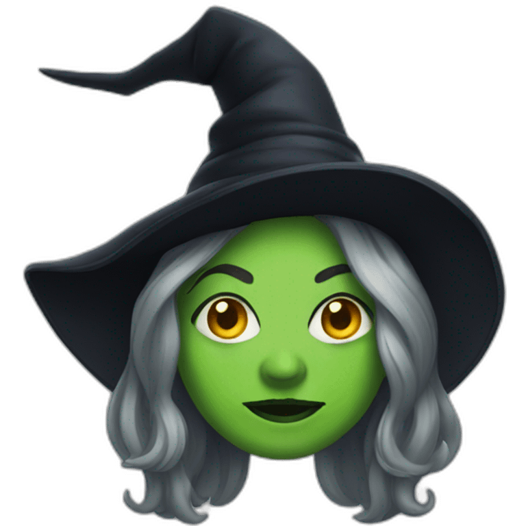 Wicked witch emoji