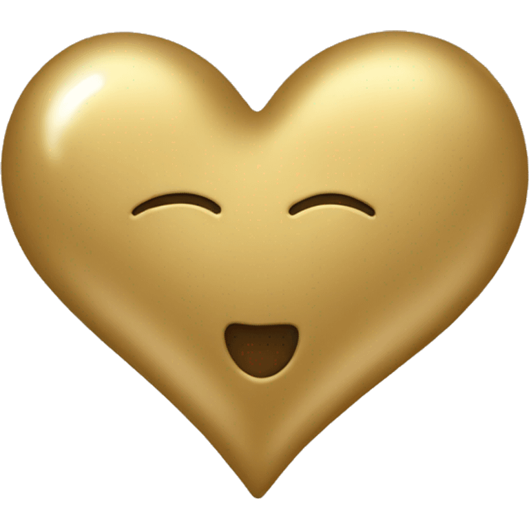 Heart gold  emoji