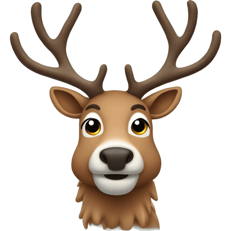 reindeer emoji