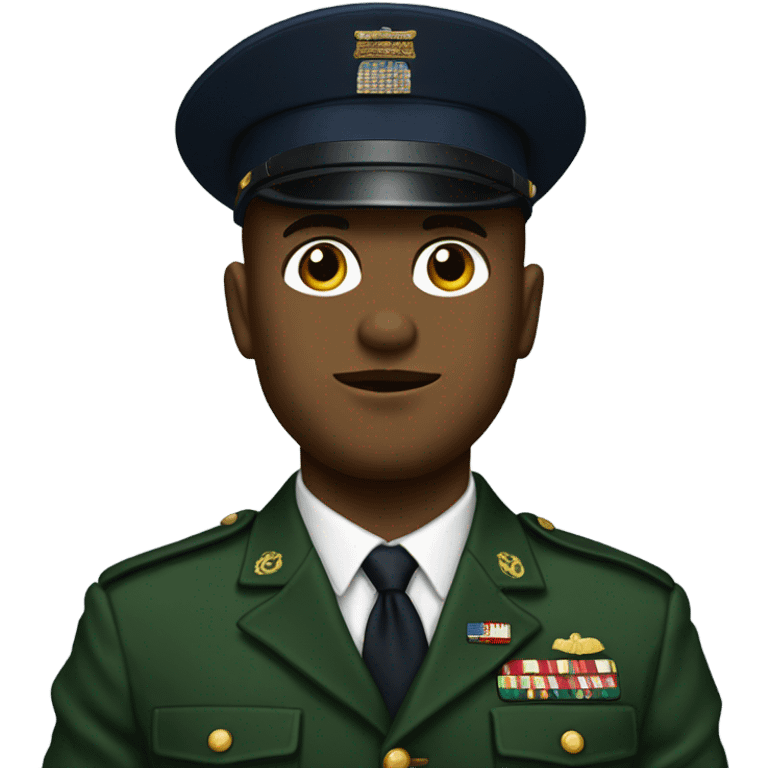 Fighting Irish wearing USMC dress blues emoji