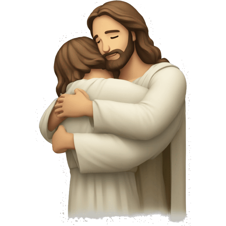 Jesus hug you emoji