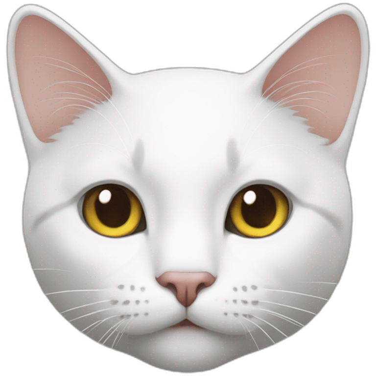 Cat White emoji