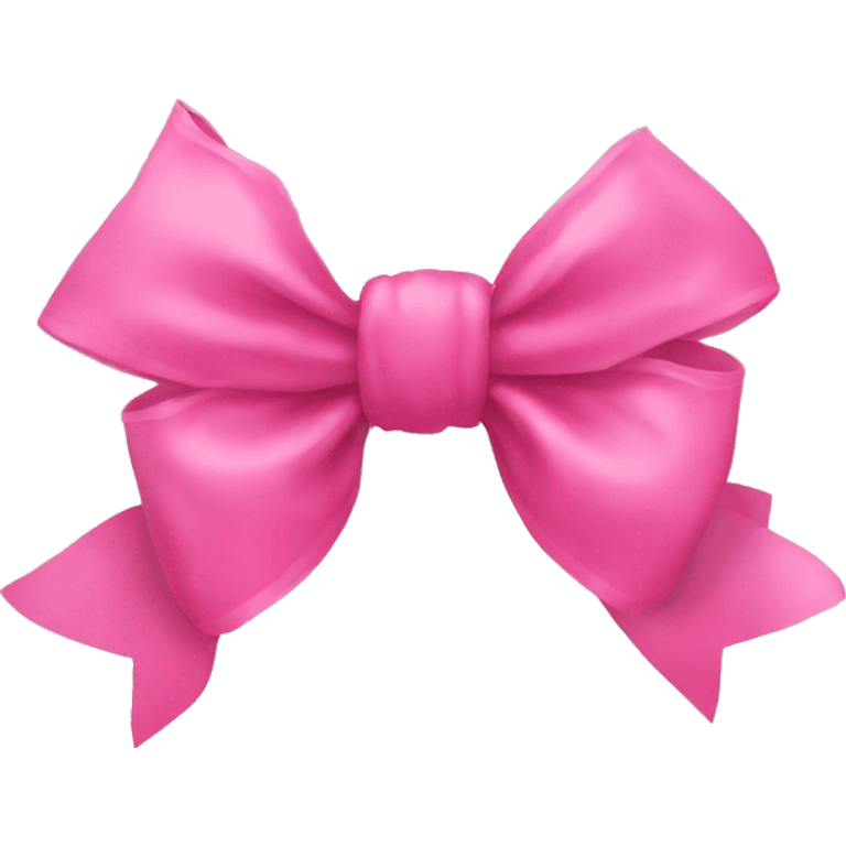 Pink bow emoji