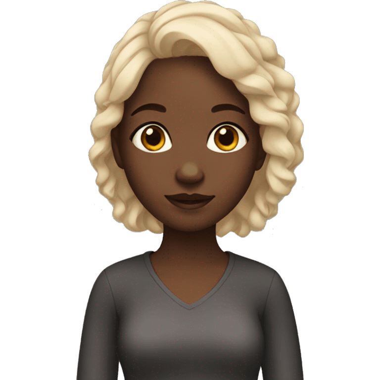 Black girl emoji