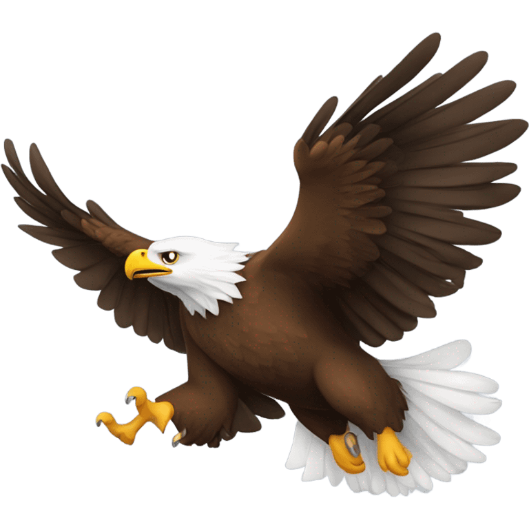 Flying eagle emoji