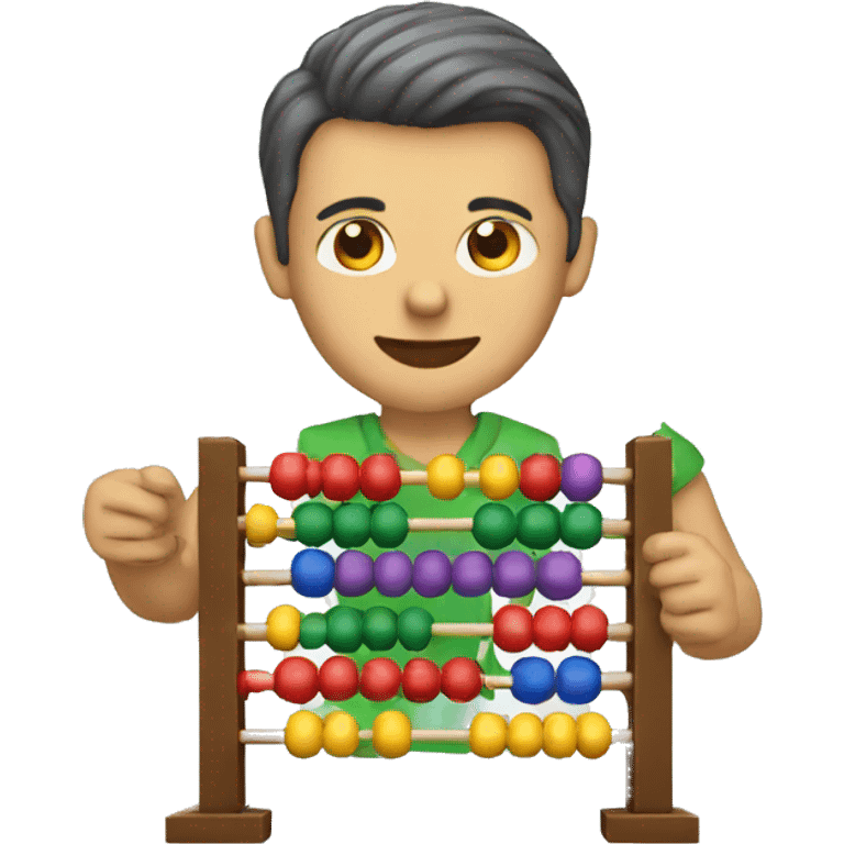 man with abacus emoji