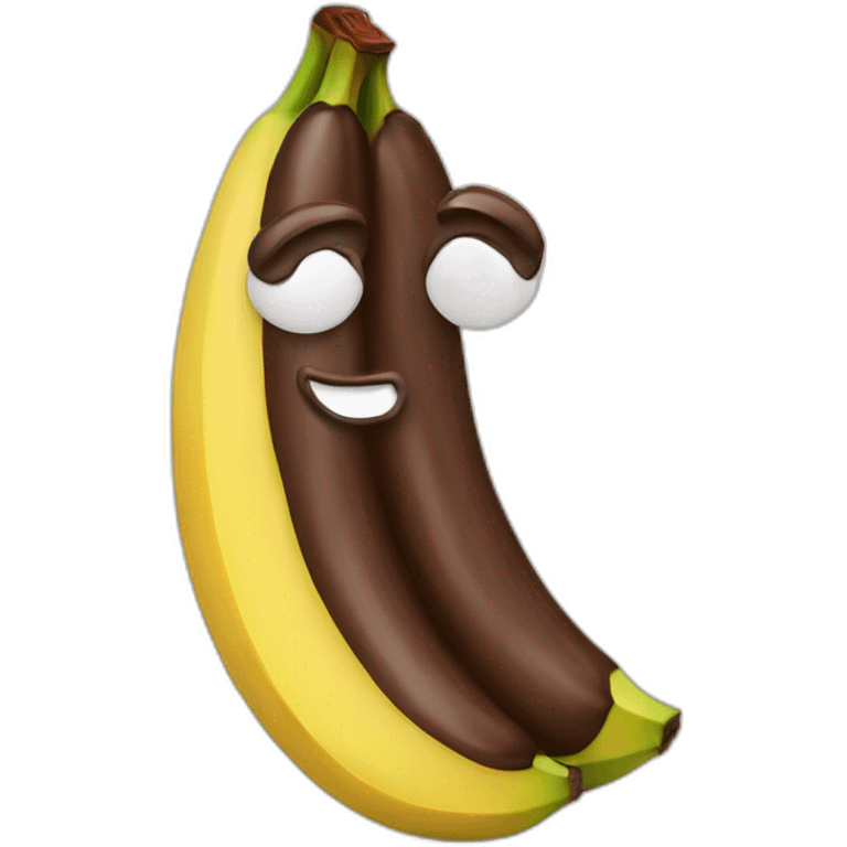 chocolate-banana emoji