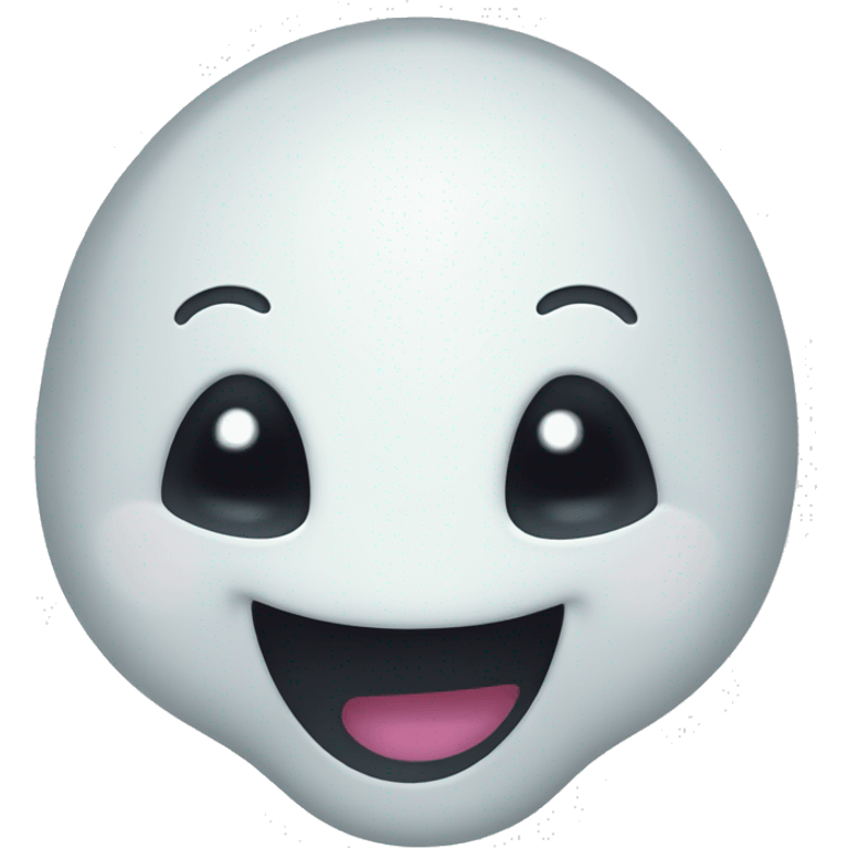 happy ghost kawaii emoji