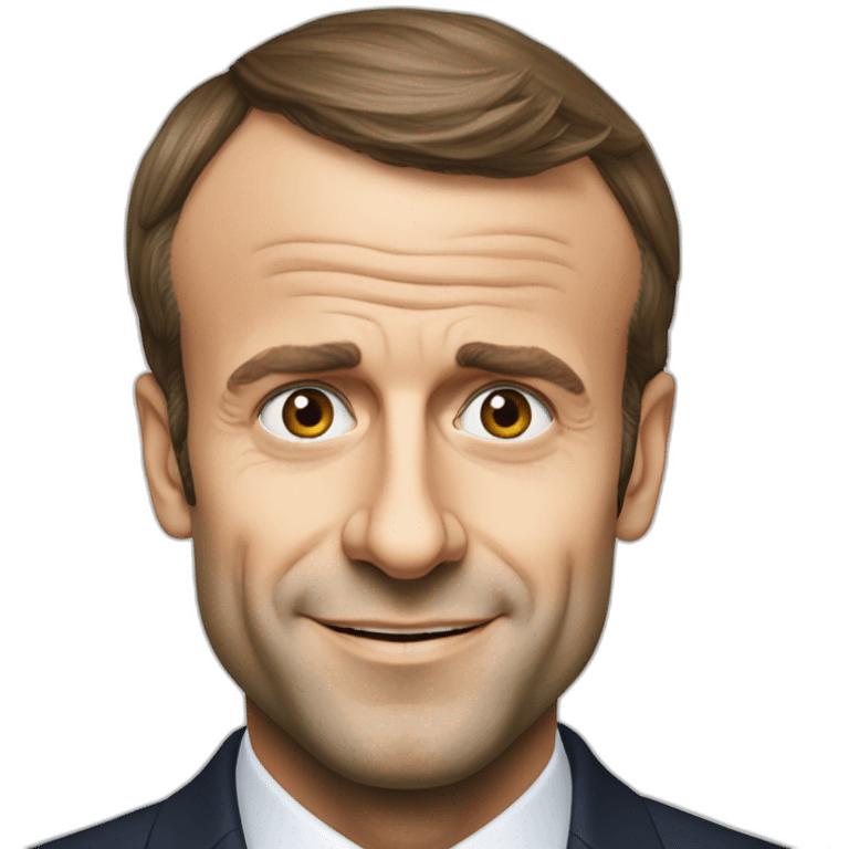 Emmanuel macron pleure emoji