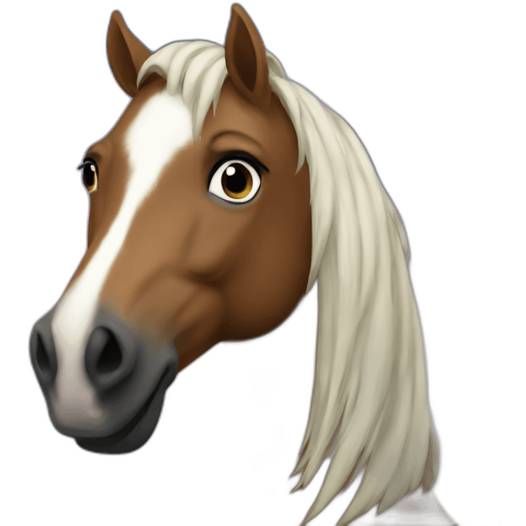 An horse in the univers  emoji