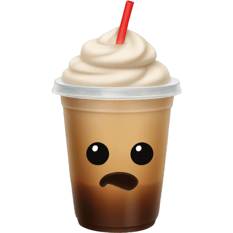 Iced coffee emoji