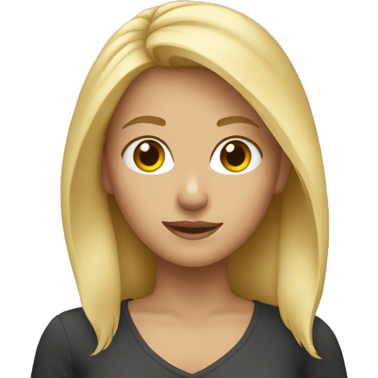 Blonde girl emoji