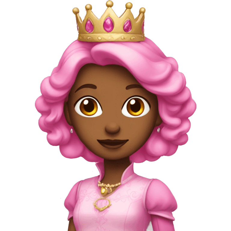 Pink princess emoji