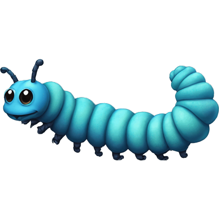 absolem blue catepillar realistic emoji