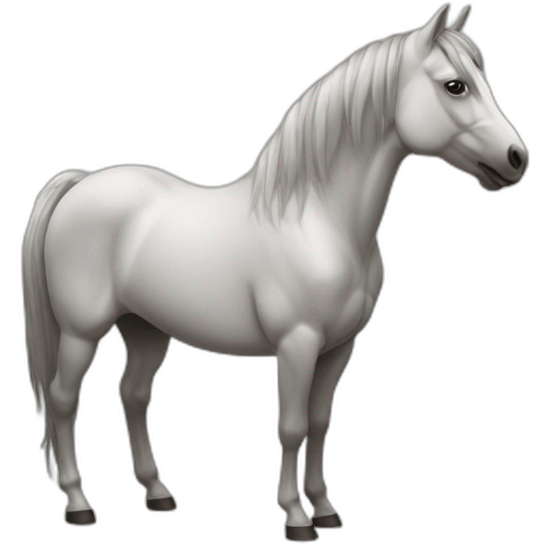 Cheval qui mange emoji