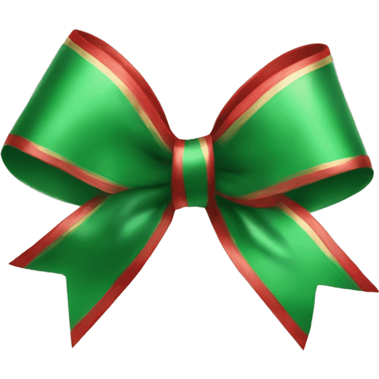 christmas bow emoji