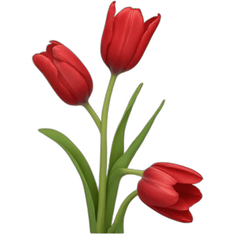 Tulipe rouge emoji