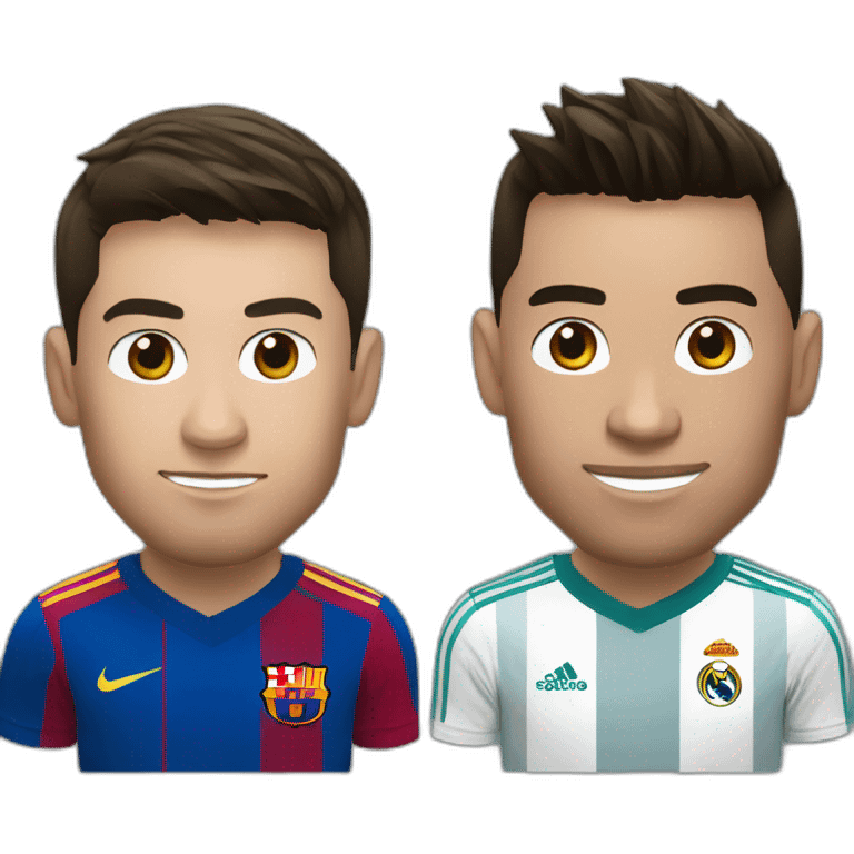 Messi et ronaldo emoji