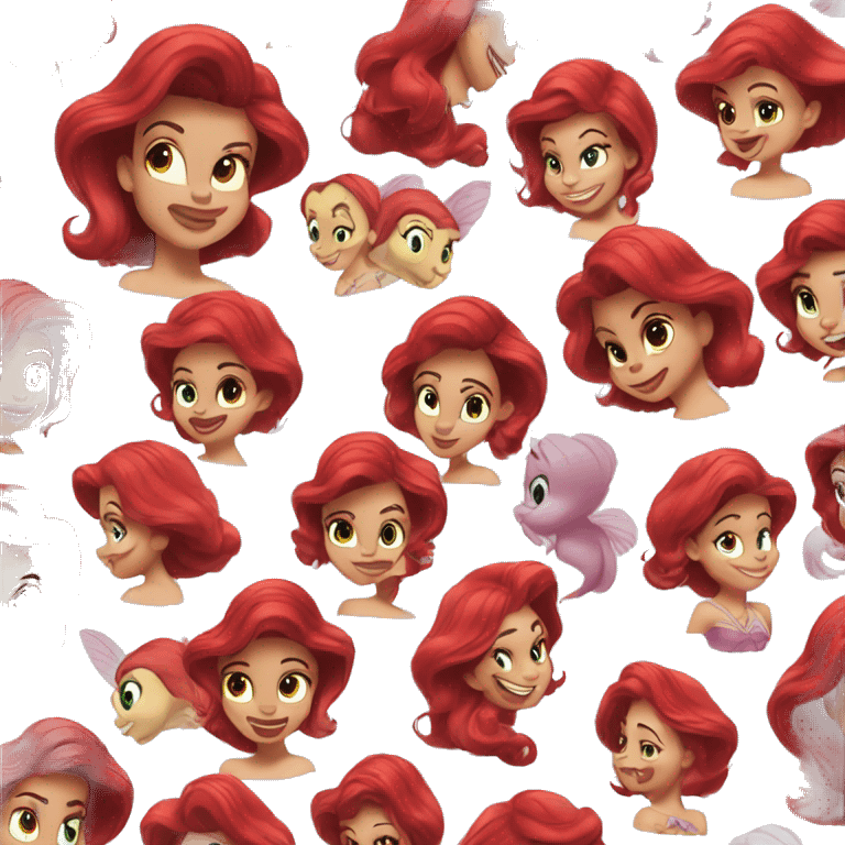 Princesse Ariel Disney emoji