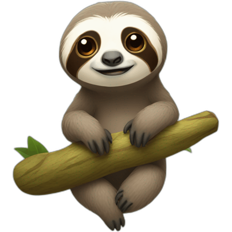 Sloth holding nothing emoji