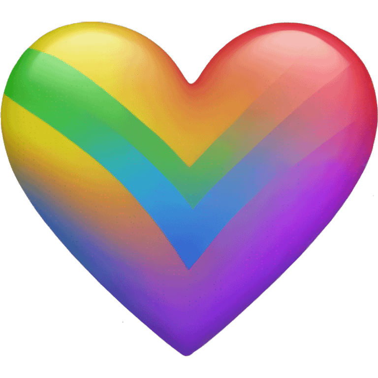 Rainbow heart emoji