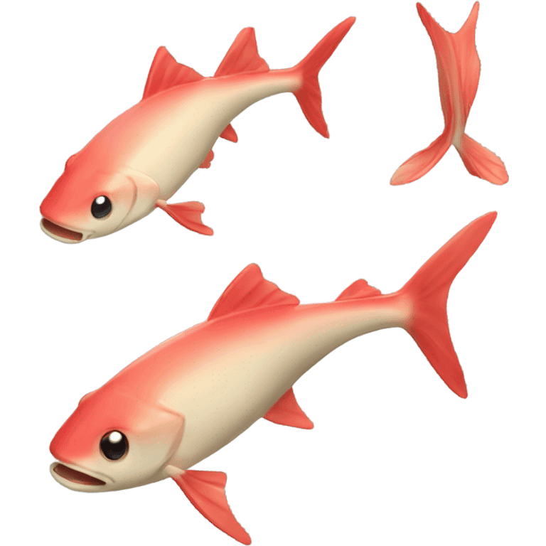 Short fins please!!!! fish female with short red fins and a light beige body  emoji