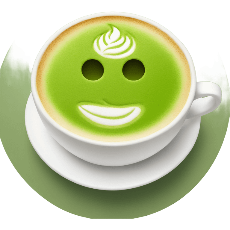 Matcha latte emoji