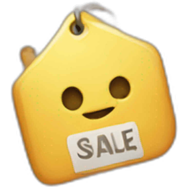 tag sale emoji