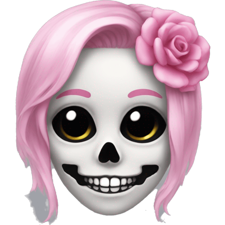 girly skull emoji