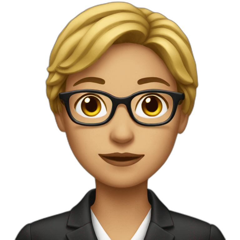 female lawyer emoji