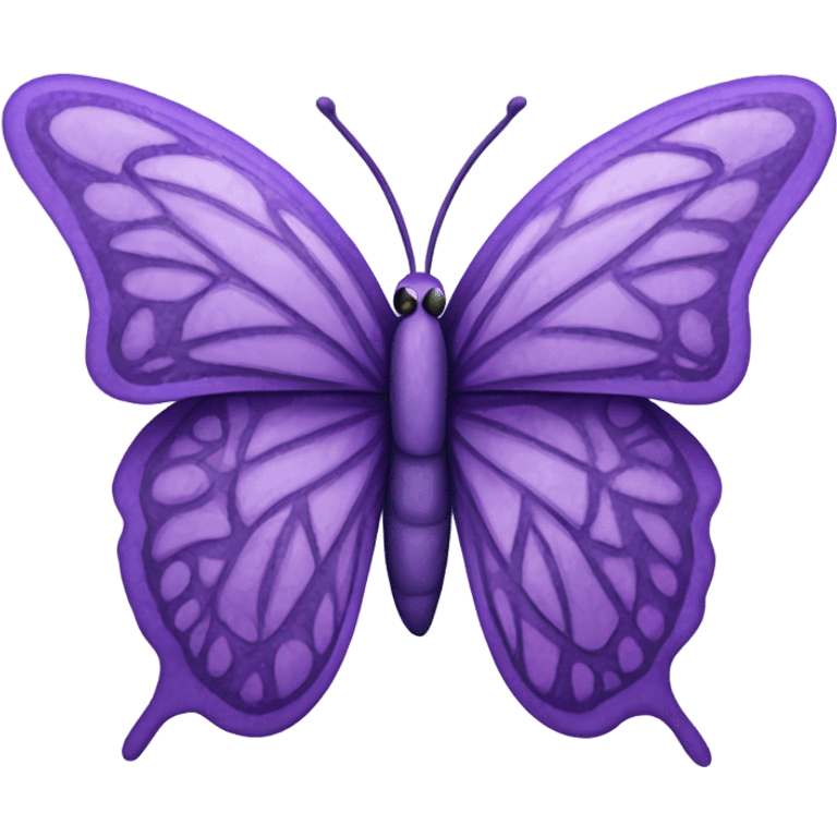 Purple butterfly  emoji