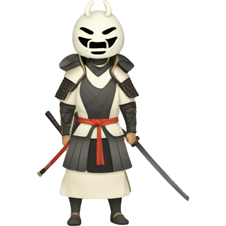 samurai with mask  emoji