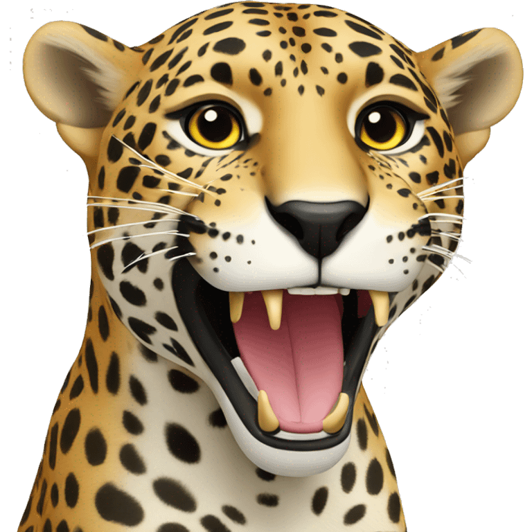 jaguar in love emoji