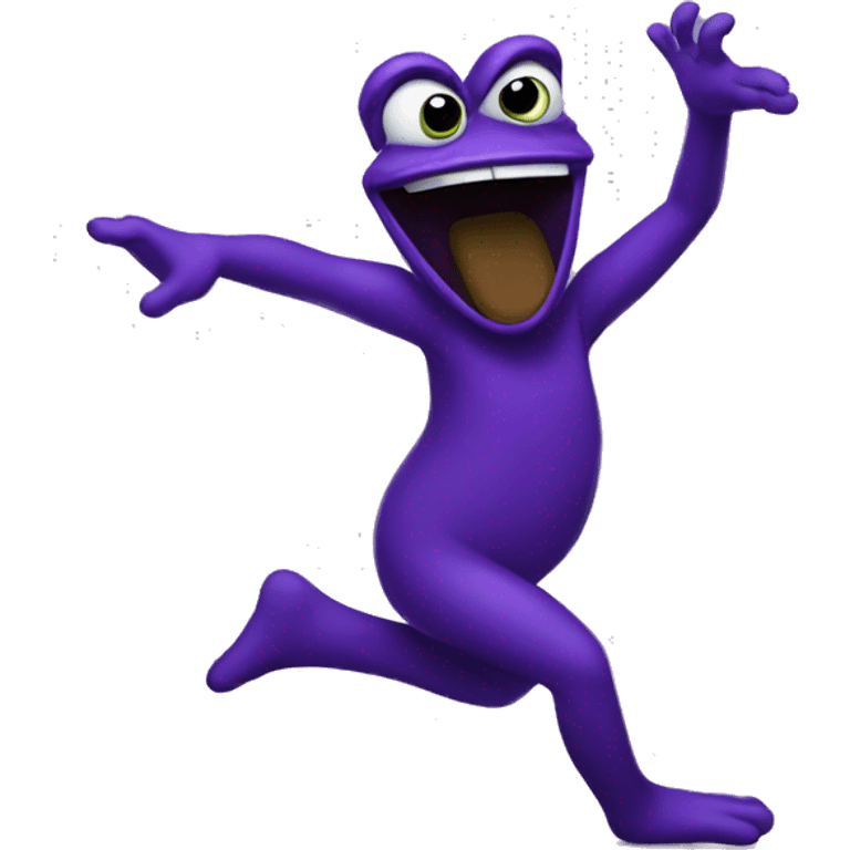 purple pepe dancing emoji