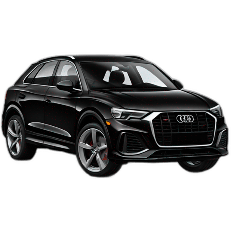 Black Audi RSQ3 emoji